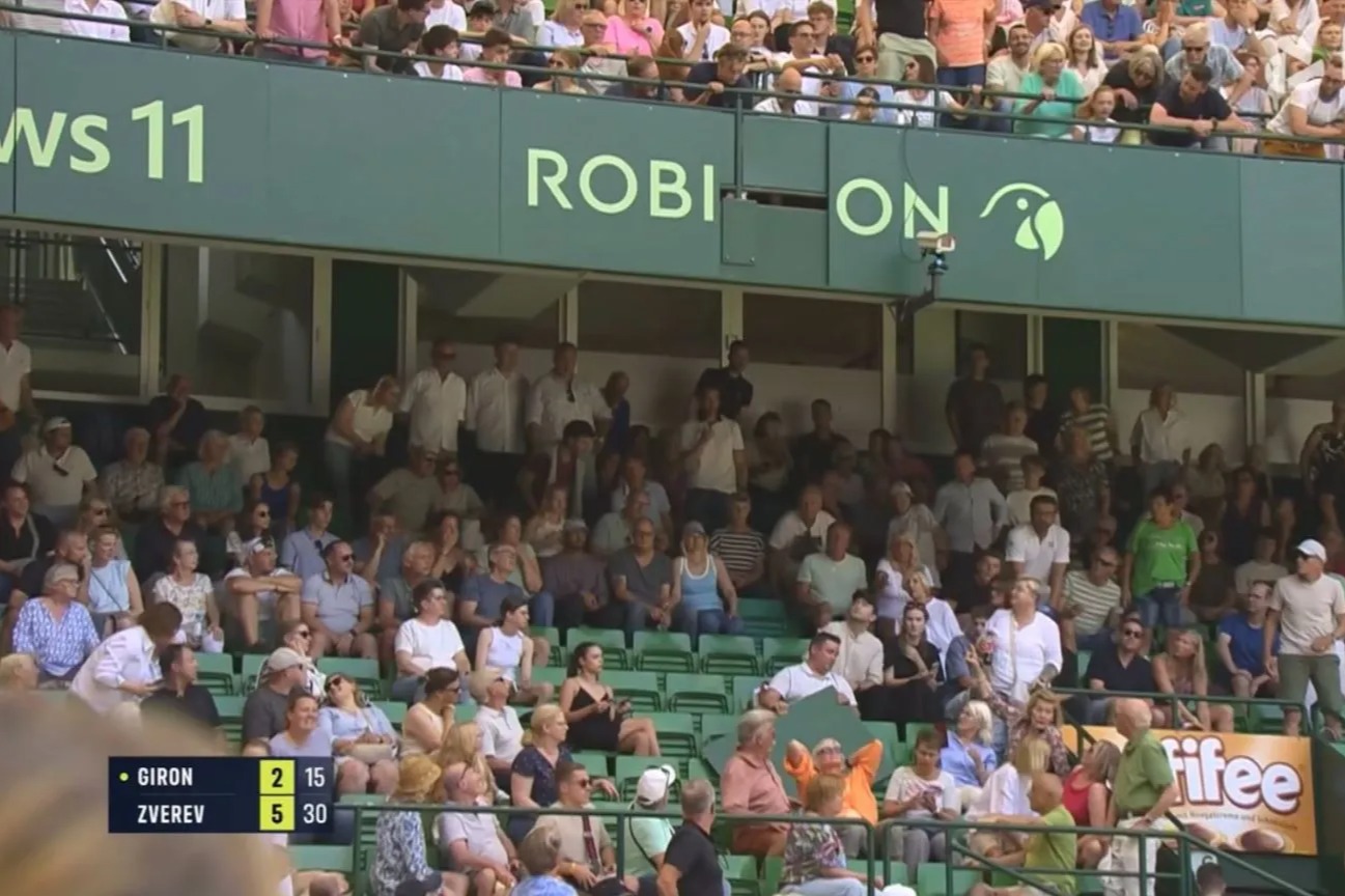 'Deeply regret' - Fan taken to hospital after being hit by falling advertising board at ATP event