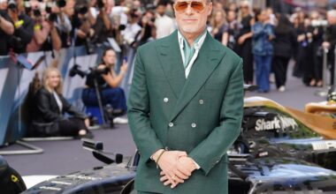 Supporting image for story: ‘What a rush’ – Brad Pitt on driving Formula One car as new movie hits cinemas