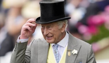 King Charles beams as he's joined by Queen Camilla and Princess Eugenie on Royal Ascot's final day