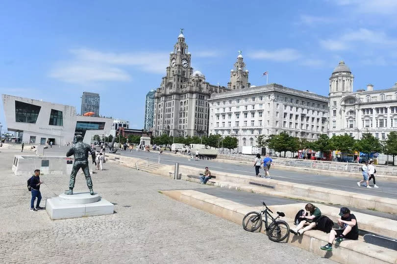 Liverpool basking in glorious sunshine