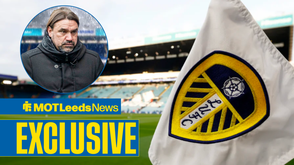 Elland Road corner flag, Leeds United manager Daniel Farke