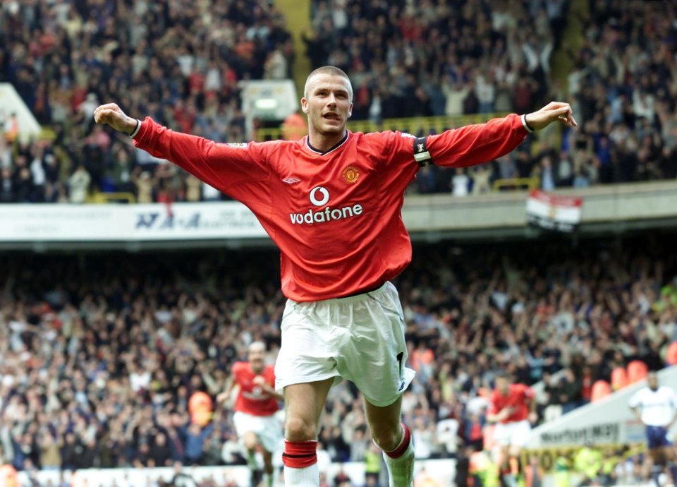 Beckham is one of the iconic players in football history