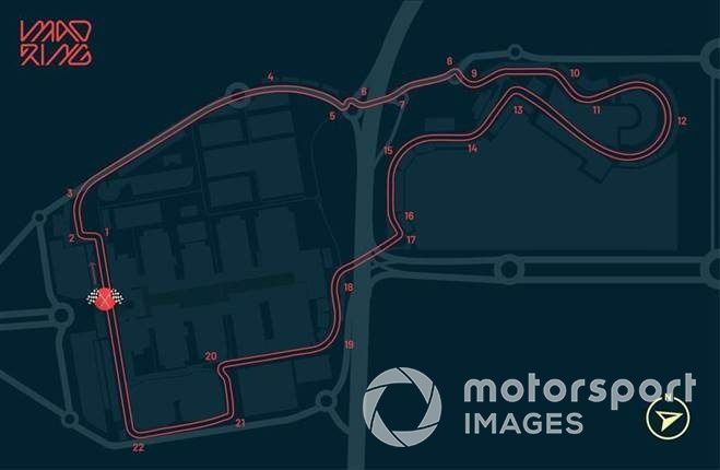 Madring layout for Formula 1's Spanish Grand Prix