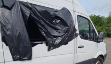desolated van break in