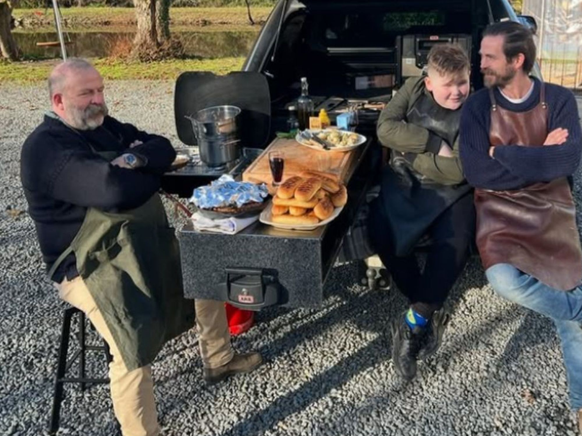 Dick, Arthur and James Strawbridge