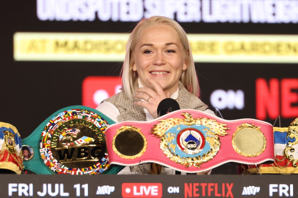 Thorslund has withdrawn from the card after discovering she is pregnant