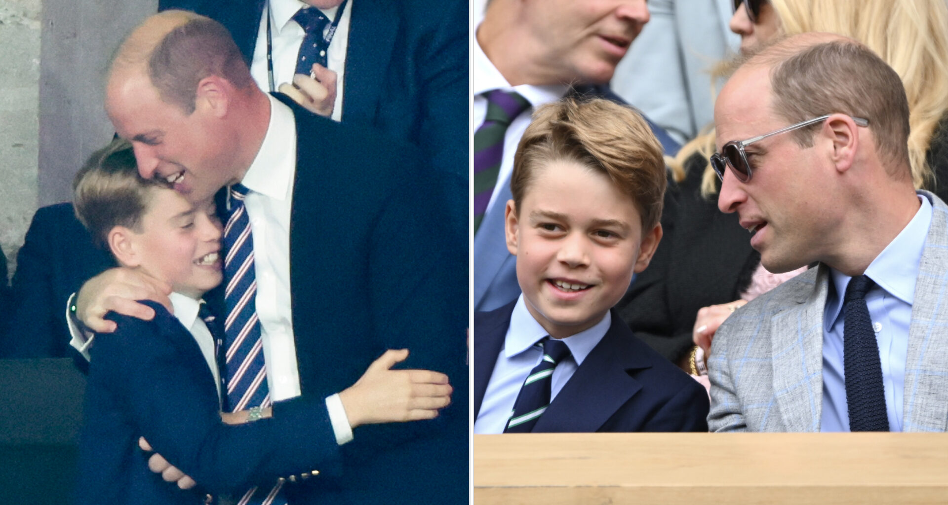 Prince George and Prince William show off their super close bond