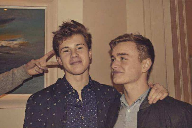 Ben (right) with Luca