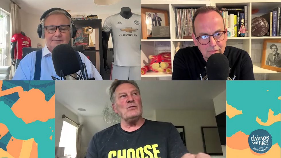 Eamonn Holmes, Paul Coyte and Glenn Hoddle