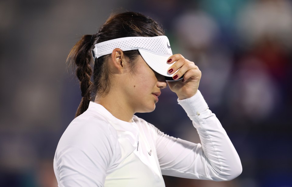 Raducanu was left in tears after seeing the stalker in the crowd
