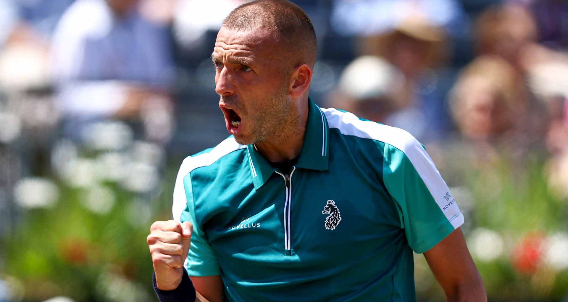 Daniel Evans will compete in the Wimbledon main draw for the 10th time.