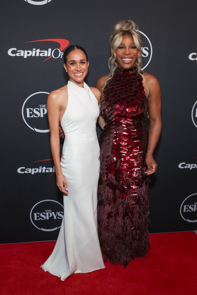 Meghan Markle and Serena Williams at the ESPY Awards.