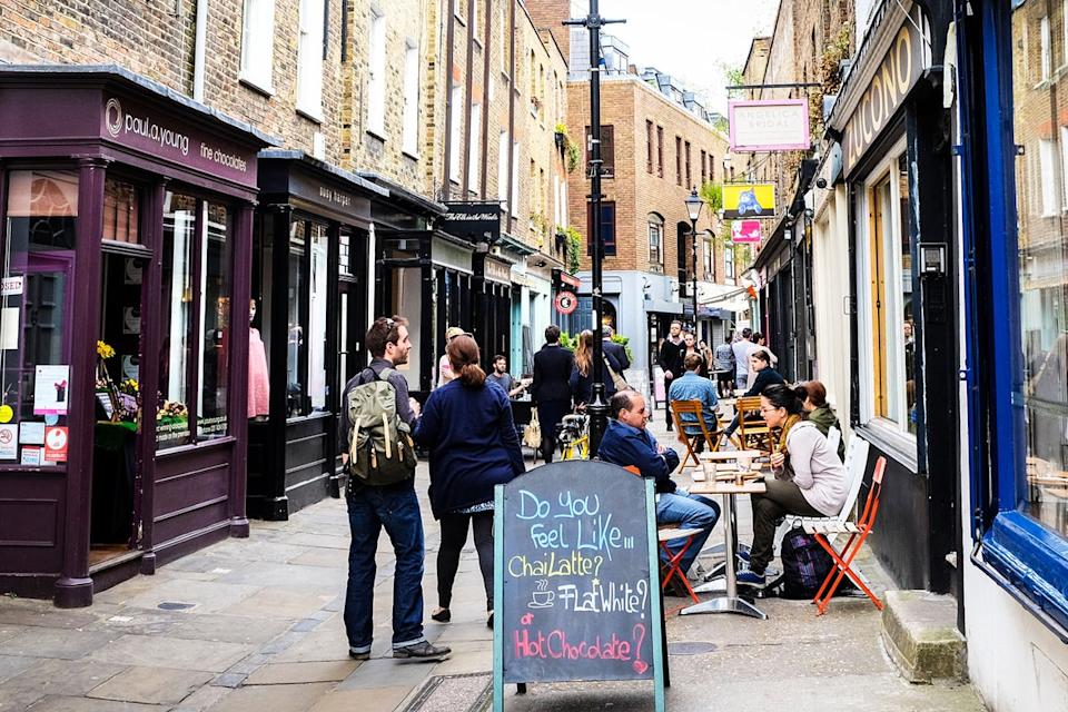 Camden Passage in Islington, where campaigners fear the independent shops will face closure if faced with a business rate hike (Alamy)