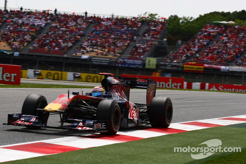 Sébastien Buemi  dans la Toro Rosso en 2009.
