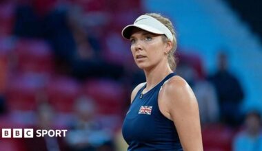 An abusive message sent to Katie Boulter on Instagram which says "Katie Boulter to buy candles and a coffin for your entire family with the money you earned from the rigged match"
