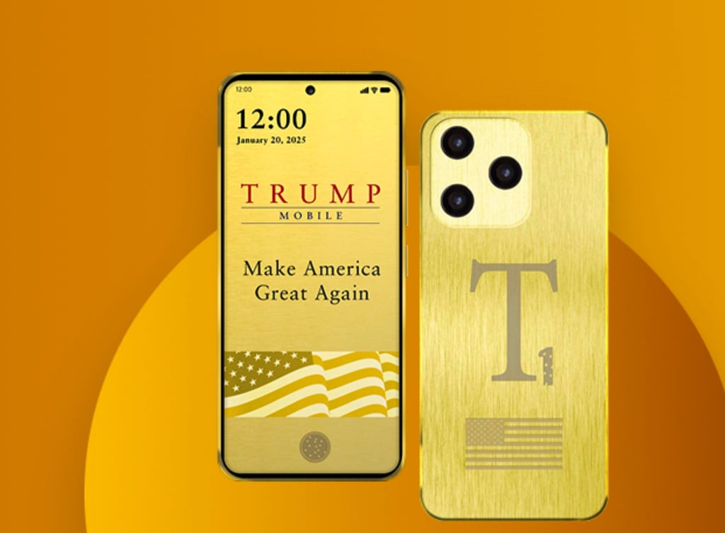 The US$499 Trump Mobile T1 smartphone. Photo: Handout