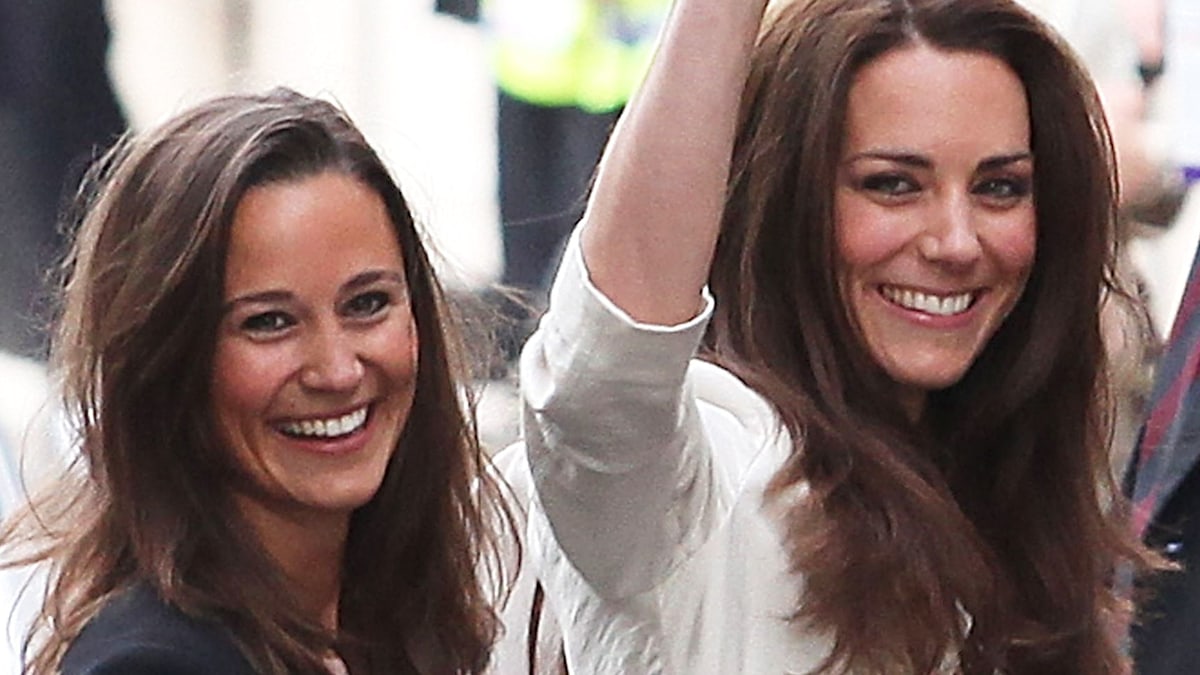 Pippa Middleton's little white dress is a LOT shorter than sister Kate's