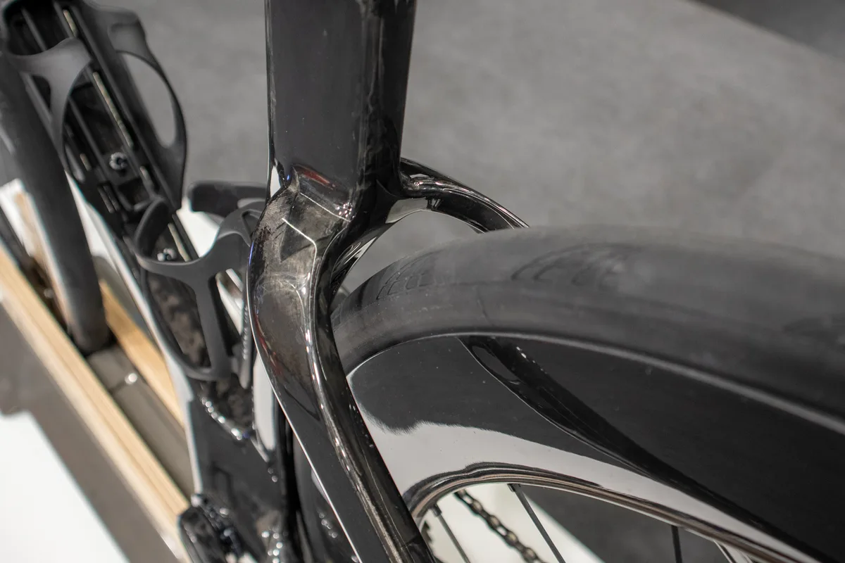 Seat stays on Factor aero bike.