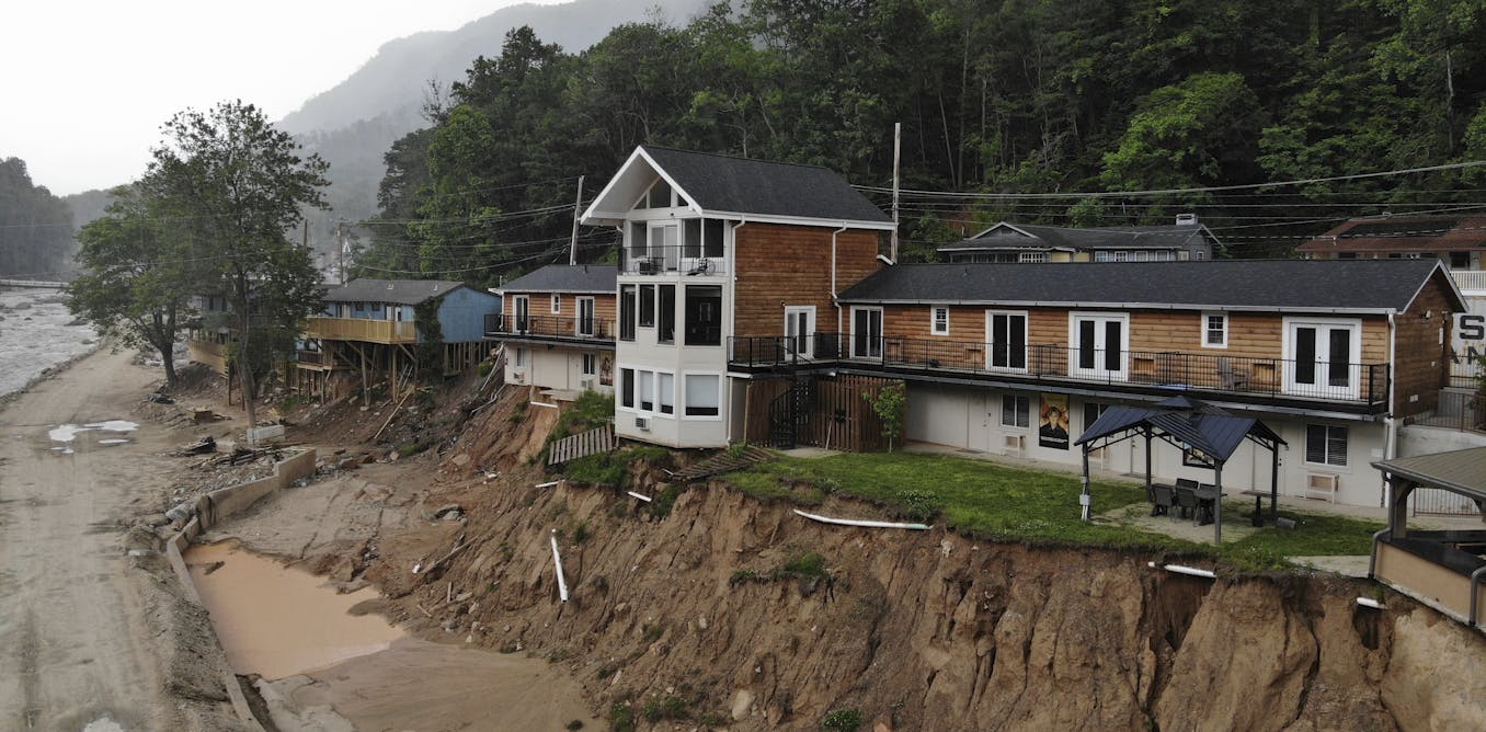 Hurricane Helene set up future disasters, from landslides to flooding – cascading hazards like these are now upending risk models