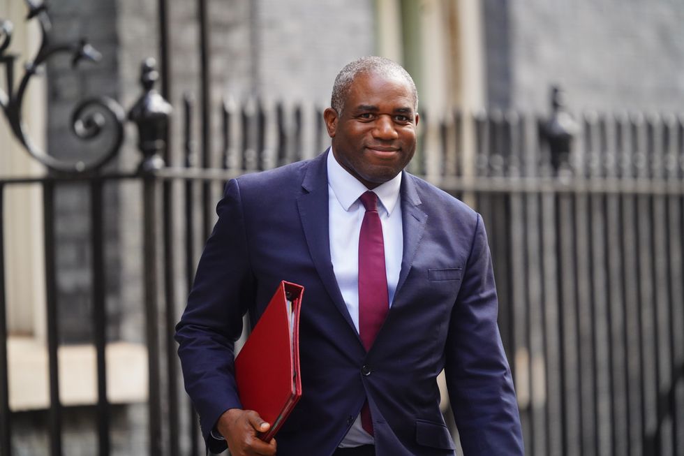 Foreign Secretary David Lammy