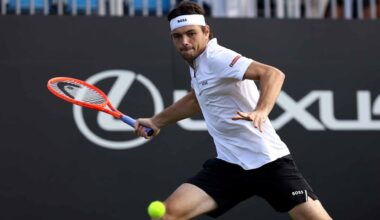 Taylor Fritz vs. Joao Fonseca showdown suspended due to darkness | ATP Tour