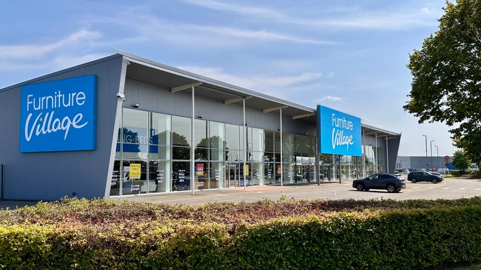 Furniture Village Glasgow West store exterior.