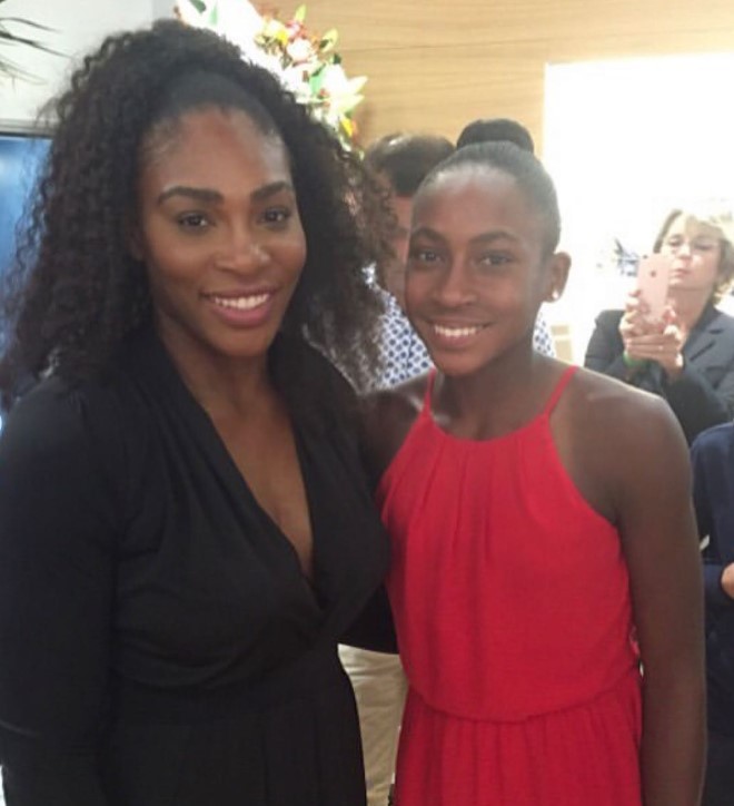 Gauff met Serena as a child and has been constantly compared to her