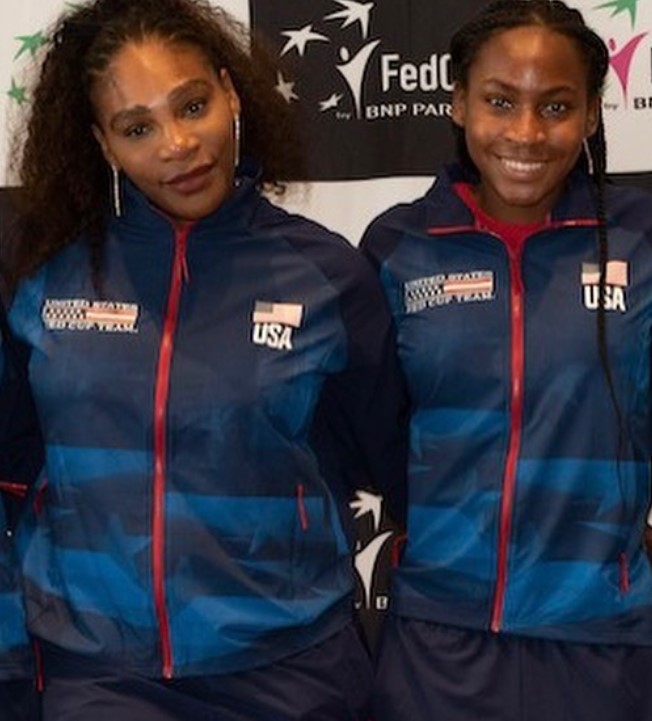They appeared together on US Team for Fed Cup
