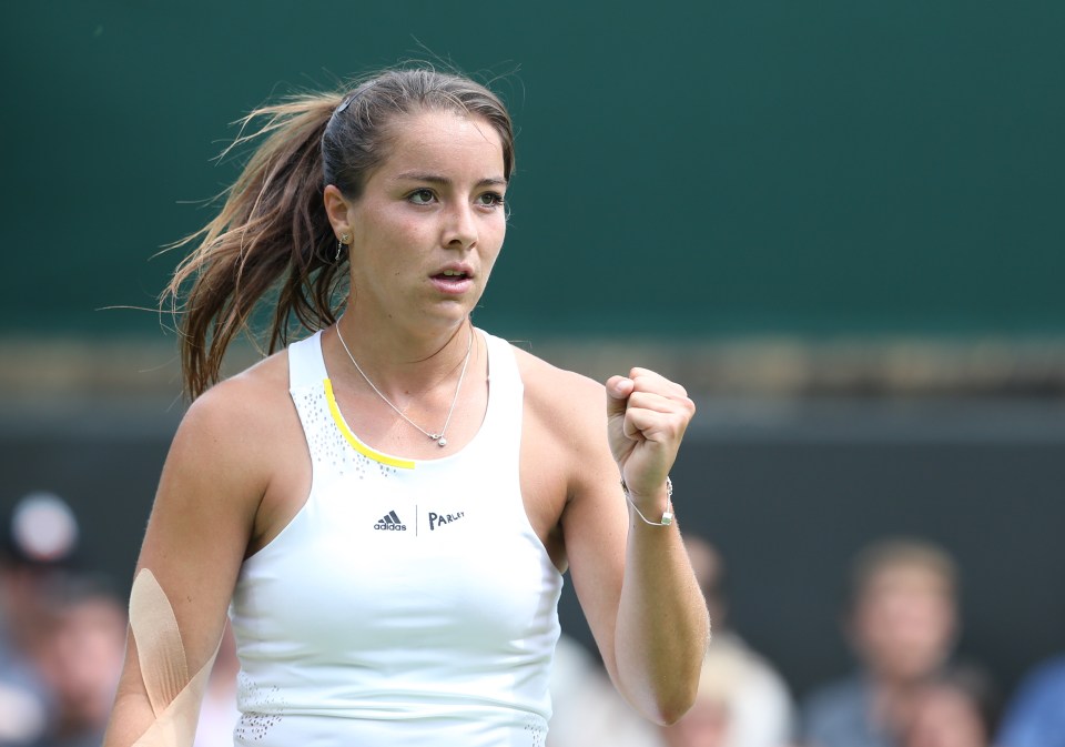 Burrage swapped tennis for some first aid at Wimbledon