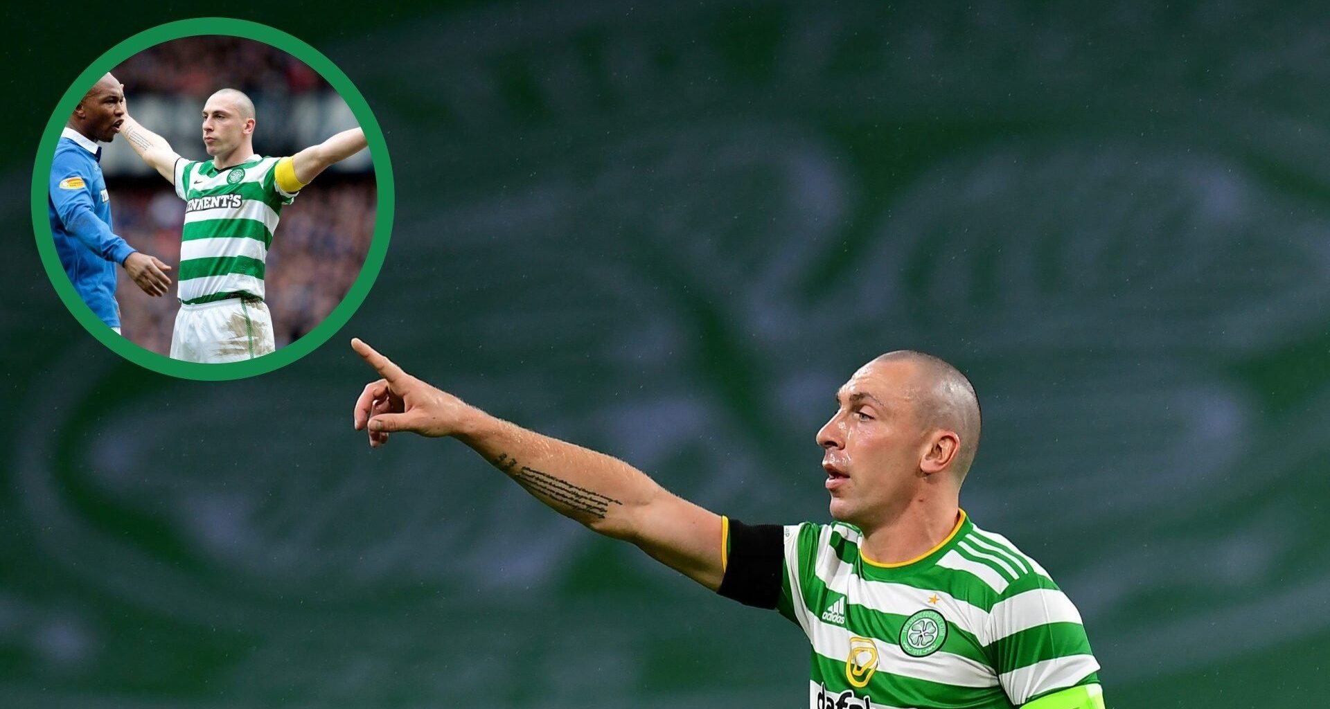 Scott Brown states what he 'didn't deserve' after his famous Celtic celebration at El Hadji Diouf