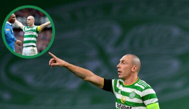 Scott Brown states what he 'didn't deserve' after his famous Celtic celebration at El Hadji Diouf