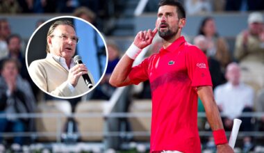Jimmy Connors responds when asked if he believes Novak Djokovic can win Wimbledon this year
