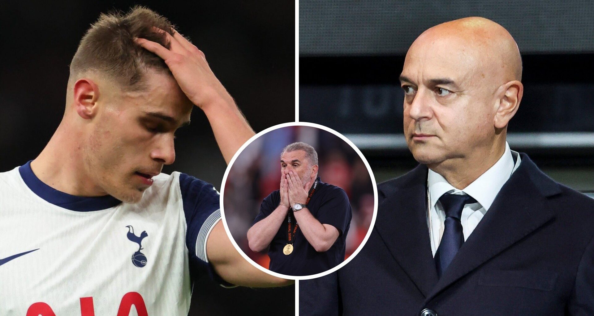 Micky van de Ven breaks silence on Daniel Levy sacking Ange Postecoglou at Tottenham, 'it is strange'