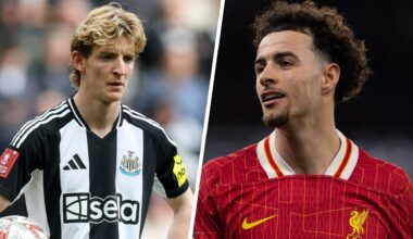 Curtis Jones explains how Liverpool transfer target Anthony Gordon has helped him transform recently