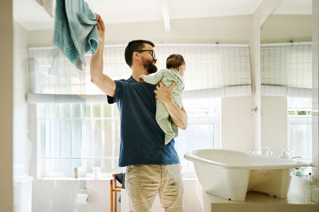 Becoming a parent is a significant life transition for men, too, Hutchinson said.