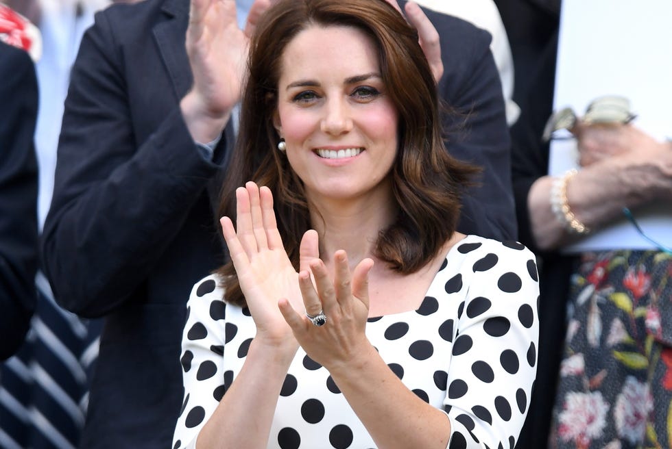 london, england july 03: catherine, duchess of cambridge attends the opening day of wimbledon 2017 on july 3, 2017 in london, england. (photo by karwai tang/wireimage)