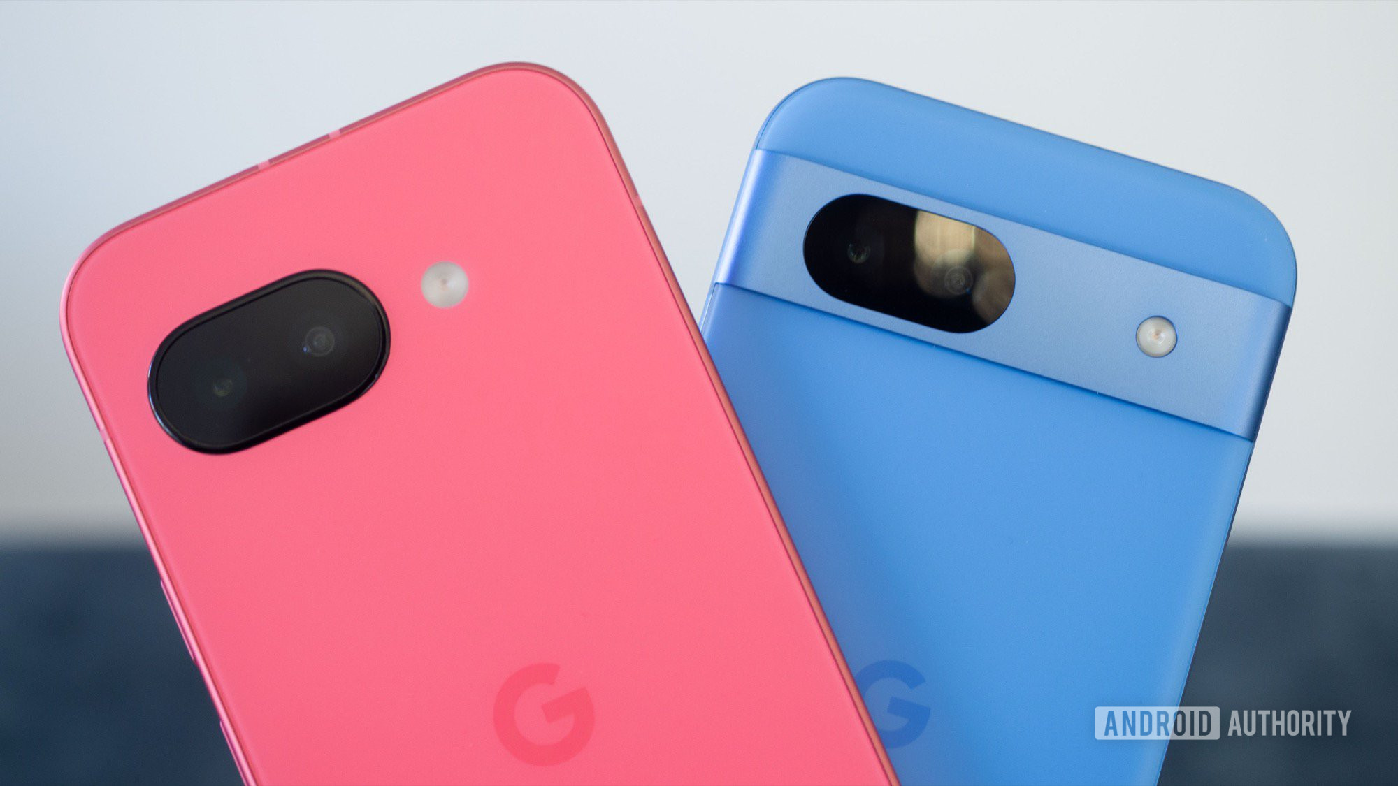 google pixel 9a vs pixel 8a in hand