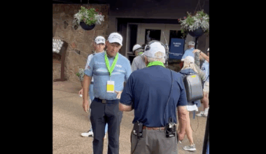 Padraig Harrington, Roger Maltbie have heated confrontation
