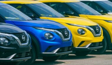 Nissan cars produced in Sunderland, northeast England