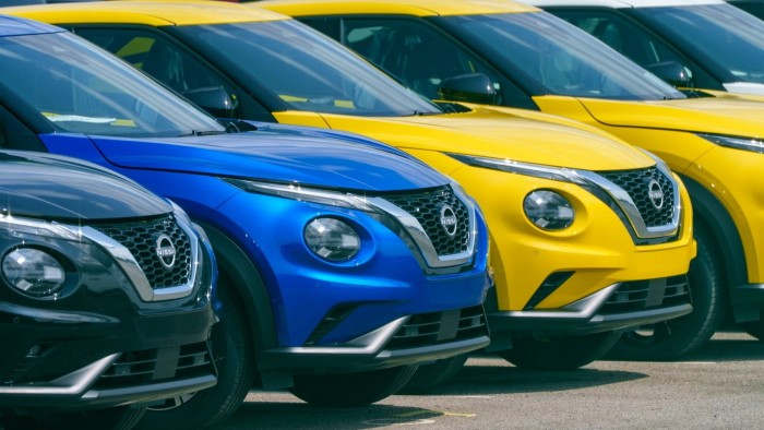 Nissan cars produced in Sunderland, northeast England