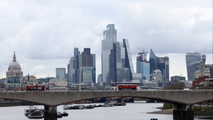 A skyline image of the City of London