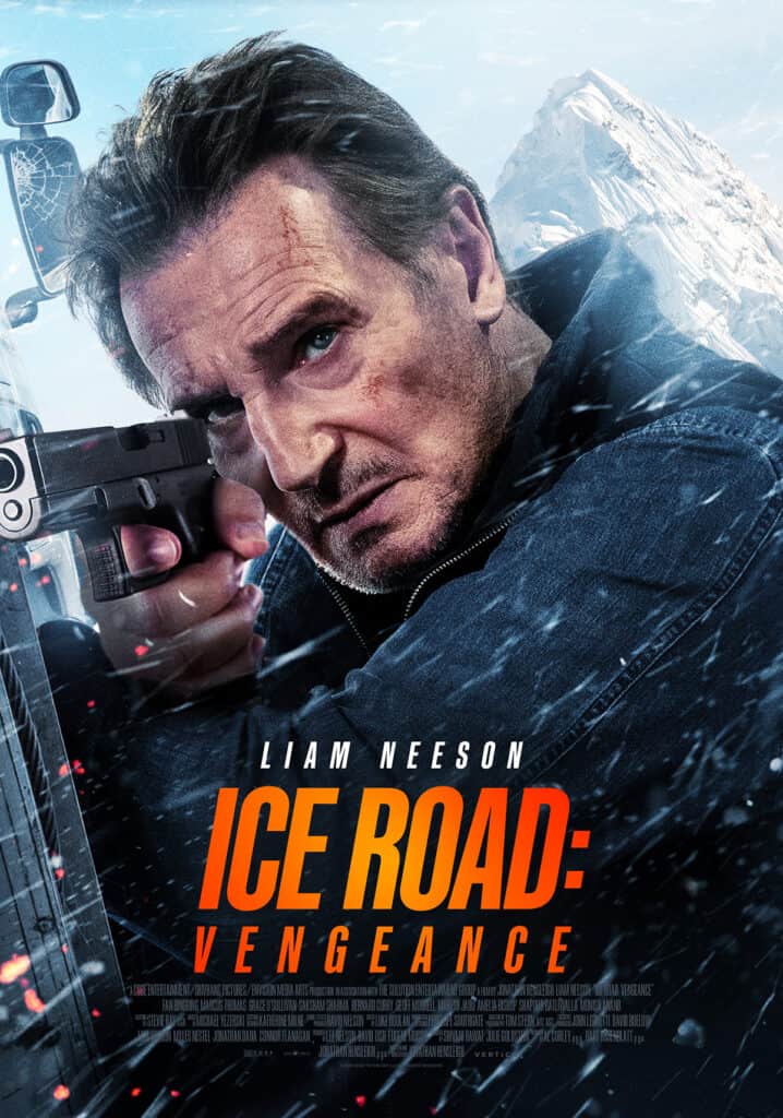 Ice Road: Vengeance, poster, Liam Neeson, Vertical