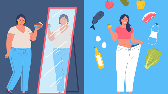 Nutritionist Simrun Chopra reveals key changes for successful weight loss journey. (Freepik)