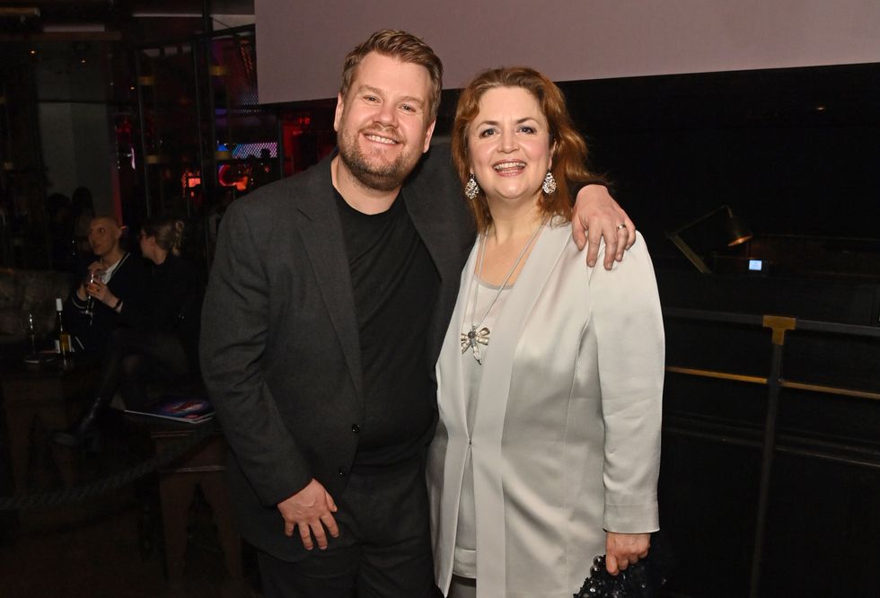 James Corden and Ruth Jones