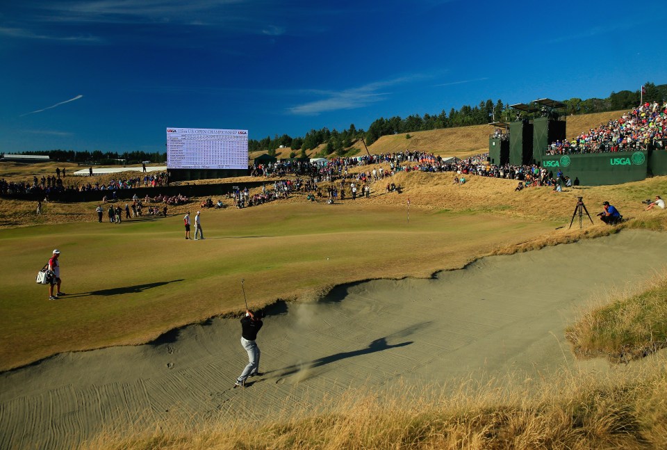 Golfers vented their fury at the state of the greens at Chambers Bay...