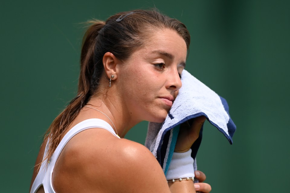 But Burrage was unable to reach the second round