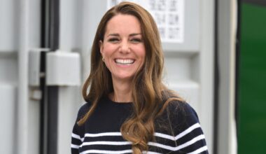 Catherine, Princess of Wales smiles during her visit to the 1851 Trust and the Great Britain SailGP Team on July 31, 2022