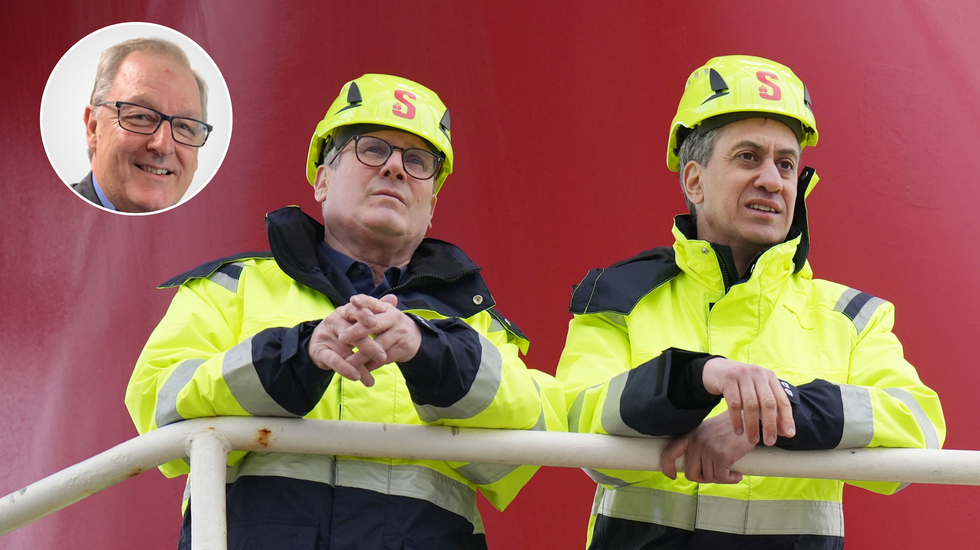 Keir Starmer (left), Ed Miliband (right)