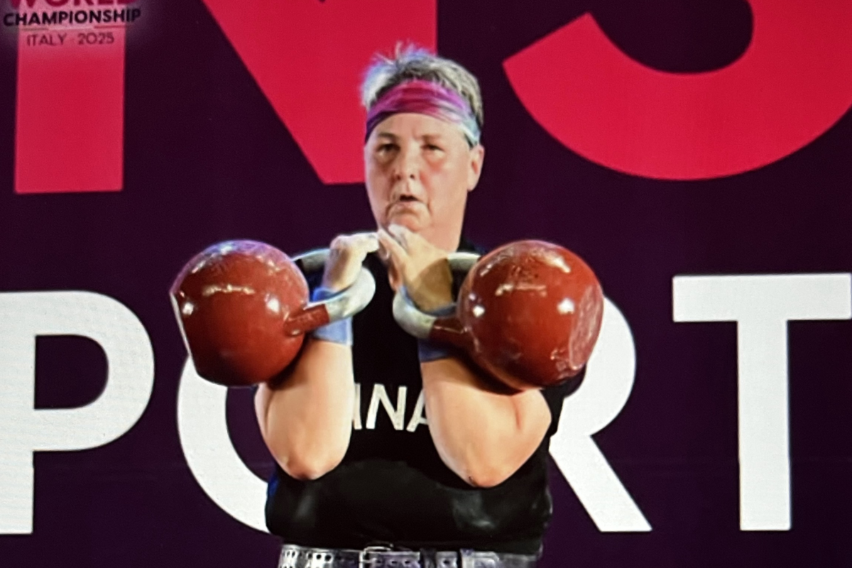Who knew? There's a world kettlebell championship – and a city woman just set records
