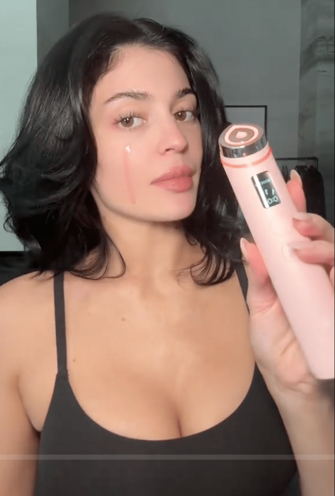 Kylie Jenner TikTok with Medicube